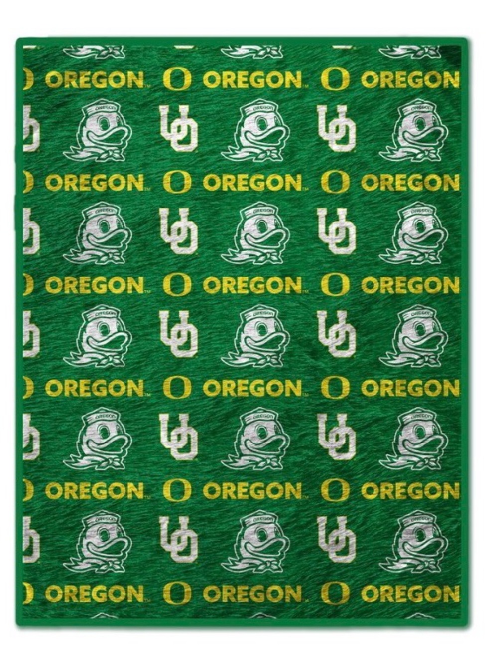 NWT Oregon Ducks game cozy blanket 60”x70”